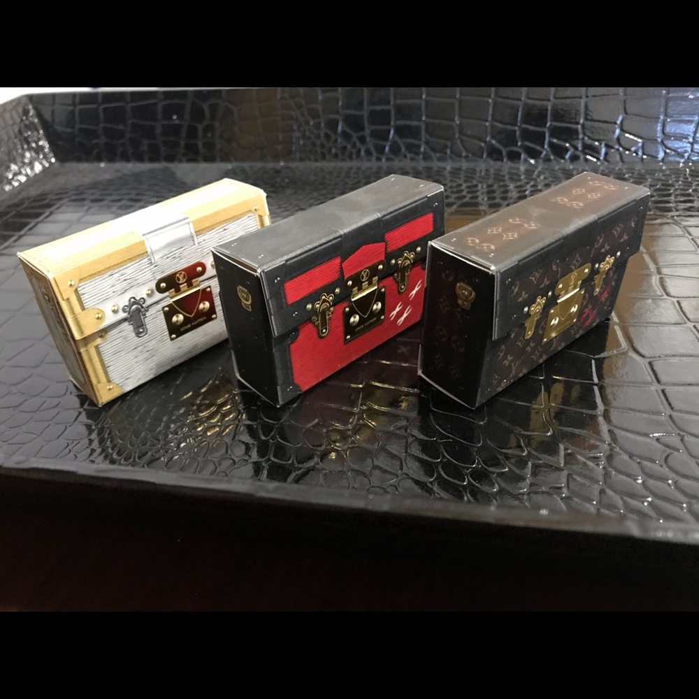 LOUIS VUITTON Mini Petite Malle Trunks RARE - Picture 9 of 16